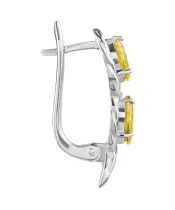 Женские Серьги_Серебро .925__Нанокристалл_2-Лазурит-Онлайн