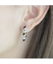 Женские Серьги_Серебро .925_РАУХТОПАЗ__3-Лазурит-Онлайн