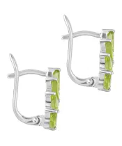 Женские Серьги_Серебро .925_ХРИЗОЛИТ__3-Лазурит-Онлайн