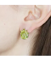 Женские Серьги_Серебро .925_ХРИЗОЛИТ__4-Лазурит-Онлайн