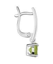 Женские Серьги_Серебро .925_ХРИЗОЛИТ__2-Лазурит-Онлайн