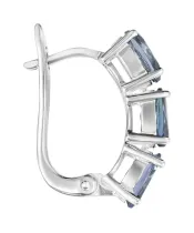 Женские Серьги_Серебро .925_ТАНЗАНИТ__2-Лазурит-Онлайн