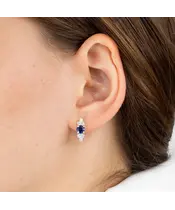 Женские Серьги_Серебро .925_КИАНИТ_Нанокристалл_3-Лазурит-Онлайн