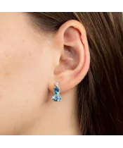 Женские Серьги_Серебро .925_ТОПАЗ_Нанокристалл_3-Лазурит-Онлайн