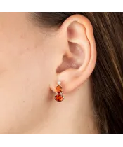 Женские Серьги_Серебро .925_ЦИТРИН_Нанокристалл_3-Лазурит-Онлайн