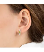 Женские Серьги_Серебро .925_ХРИЗОЛИТ_Нанокристалл_3-Лазурит-Онлайн