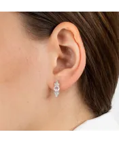 Женские Серьги_Серебро .925_КВАРЦ_Нанокристалл_3-Лазурит-Онлайн