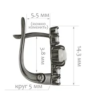 Женские Серьги_Серебро .925_ЛУННЫЙ КАМЕНЬ_Нанокристалл_2-Лазурит-Онлайн