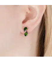 Женские Серьги_Серебро .925_ХРОМДИОПСИД__5-Лазурит-Онлайн