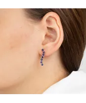 Женские Серьги_Серебро .925_ИОЛИТ__3-Лазурит-Онлайн