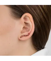 Женские Серьги_Серебро .925_ГРАНАТ__3-Лазурит-Онлайн