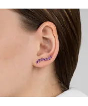 Женские Серьги_Серебро .925_АМЕТИСТ__3-Лазурит-Онлайн