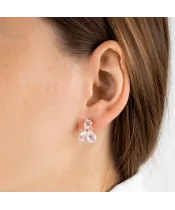 Женские Серьги_Серебро .925_КВАРЦ_Нанокристалл_3-Лазурит-Онлайн