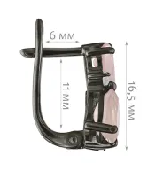 Женские Серьги_Серебро .925_КВАРЦ_Нанокристалл_2-Лазурит-Онлайн