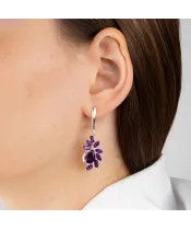 Женские Серьги_Серебро .925_АМЕТИСТ__3-Лазурит-Онлайн