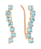 Женские Серьги_Серебро .925_ТОПАЗ__2-Лазурит-Онлайн