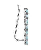 Женские Серьги_Серебро .925_ТОПАЗ__3-Лазурит-Онлайн