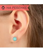 Женские Серьги_Серебро .925_КВАРЦ РОЗОВЫЙ__3-Лазурит-Онлайн