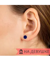 Женские Серьги_Серебро .925___4-Лазурит-Онлайн