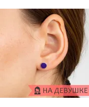 Женские Серьги_Серебро .925_ИОЛИТ__4-Лазурит-Онлайн