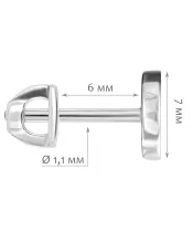 Женские Серьги_Серебро .925_ИОЛИТ__2-Лазурит-Онлайн