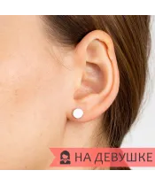 Женские Серьги_Серебро .925_КВАРЦ РОЗОВЫЙ__4-Лазурит-Онлайн