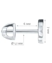 Женские Серьги_Серебро .925_КВАРЦ РОЗОВЫЙ__2-Лазурит-Онлайн