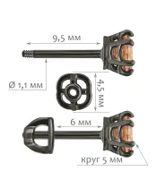 Женские Серьги_Серебро .925__Нанокристалл_2-Лазурит-Онлайн
