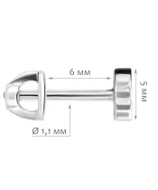 Женские Серьги_Серебро .925___2-Лазурит-Онлайн