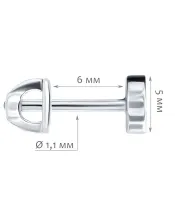 Женские Серьги_Серебро .925_ИОЛИТ__2-Лазурит-Онлайн