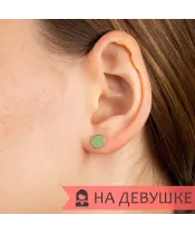 Женские Серьги_Серебро .925_КВАРЦ РОЗОВЫЙ__4-Лазурит-Онлайн