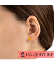 Женские Серьги_Серебро .925_КВАРЦ РОЗОВЫЙ__4-Лазурит-Онлайн