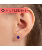 Женские Серьги_Серебро .925_ИОЛИТ__3-Лазурит-Онлайн