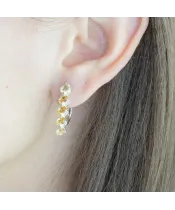 Женские Серьги_Серебро .925_ЦИТРИН__3-Лазурит-Онлайн