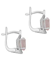 Женские Серьги_Серебро .925_КВАРЦ__2-Лазурит-Онлайн