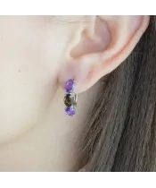 Женские Серьги_Серебро .925_АМЕТИСТ__3-Лазурит-Онлайн
