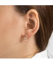 Женские Серьги_Серебро .925_КВАРЦ РОЗОВЫЙ__3-Лазурит-Онлайн