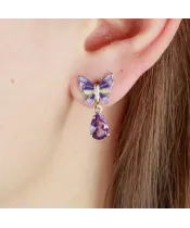 Женские Серьги_Серебро .925_АМЕТИСТ__3-Лазурит-Онлайн