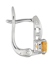 Женские Серьги_Серебро .925_ЦИТРИН__3-Лазурит-Онлайн