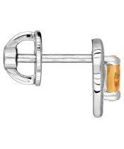 Женские Серьги_Серебро .925_ЦИТРИН__3-Лазурит-Онлайн