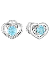 Женские Серьги_Серебро .925_ТОПАЗ__2-Лазурит-Онлайн