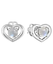 Женские Серьги_Серебро .925_ЛУННЫЙ КАМЕНЬ__2-Лазурит-Онлайн