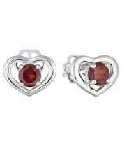 Женские Серьги_Серебро .925_ГРАНАТ__2-Лазурит-Онлайн