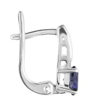 Женские Серьги_Серебро .925_ИОЛИТ__2-Лазурит-Онлайн