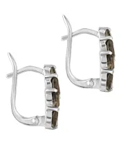 Женские Серьги_Серебро .925_РАУХТОПАЗ__3-Лазурит-Онлайн