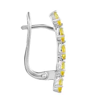 Женские Серьги_Серебро .925__Нанокристалл_2-Лазурит-Онлайн