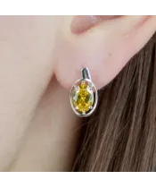 Женские Серьги_Серебро .925__Нанокристалл_3-Лазурит-Онлайн