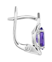 Женские Серьги_Серебро .925__Нанокристалл_2-Лазурит-Онлайн