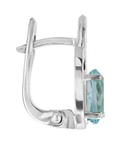 Женские Серьги_Серебро .925_ТОПАЗ__2-Лазурит-Онлайн