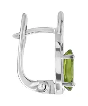 Женские Серьги_Серебро .925_ХРИЗОЛИТ__2-Лазурит-Онлайн